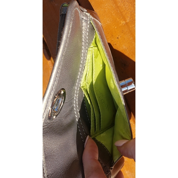 Sophia Visconti Animal Pewter Leather Wristlet - Picture 8 of 8